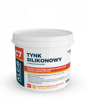 KLEIB C7 Tynk SILIKONOWY 1.5 baza P (kolor jasny)